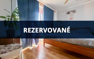 REZERVOVANÉ: ZREKONŠTRUOVANÝ 3-IZBOVÝ BYT S GARÁŽOU NA PREDAJ V PALÁRIKOVE
